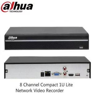 NVR 8CH H.265+ 8MPX / 80MBPS 1 HDD