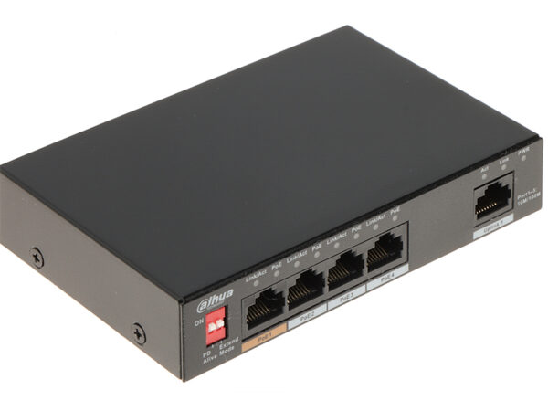 SWITCH 4 BOCAS + 1 UP LINK 60W DAHUA