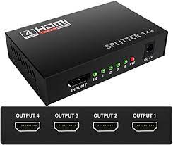 HDMI DERIVADOR 1 A 4 (SIN FUENTE 5V2A)