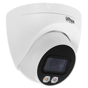 DOMO IP 2MP FULL COLOR LED 40MTS + WDR + IVS + MICROFONO