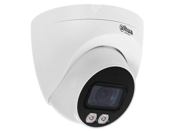 DOMO IP 2MP FULL COLOR LED 40MTS + WDR + IVS + MICROFONO