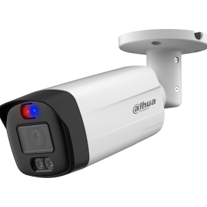 BULLET IP 4MP METALICA + PLASTICA; H.265+; IR 40M; WDR; DETECCION INTELIGENTE Y DE ANOMALIAS; RANURA PARA TARJETA MICRO SD; MICROFONO INCORPORADO; SMD PLUS; ALARMA DE LINTERNA ROJA Y AZUL